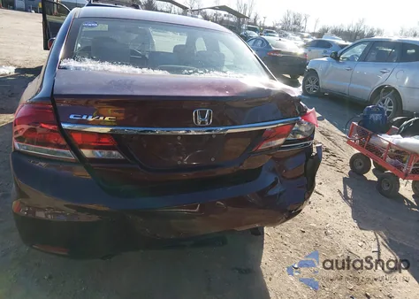 2015 Honda Civic Lx z USA, uszkodzony, nr VIN 19XFB2F53FE271900